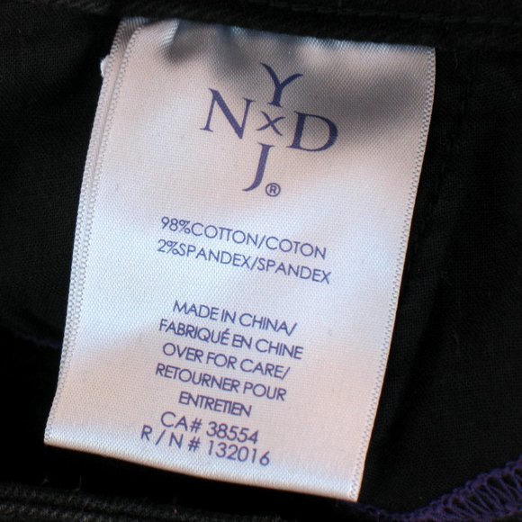 NYDJ Capri Cropped Split Side Buttons Tag Sz 2 - Picture 6 of 8